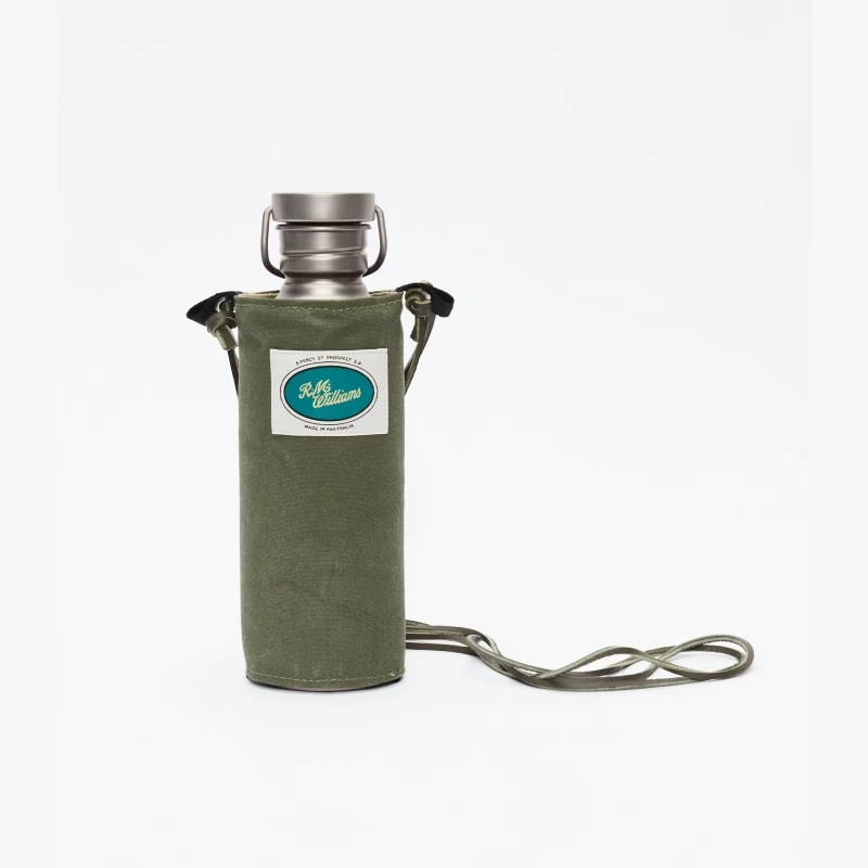 R. M. Williams Drink Bottle With Canvas Wrap